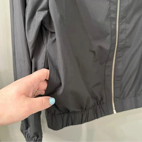 COS The Hooded Blouson Jacket Windbreaker in Black Size 38 US Medium - Picture 5 of 7